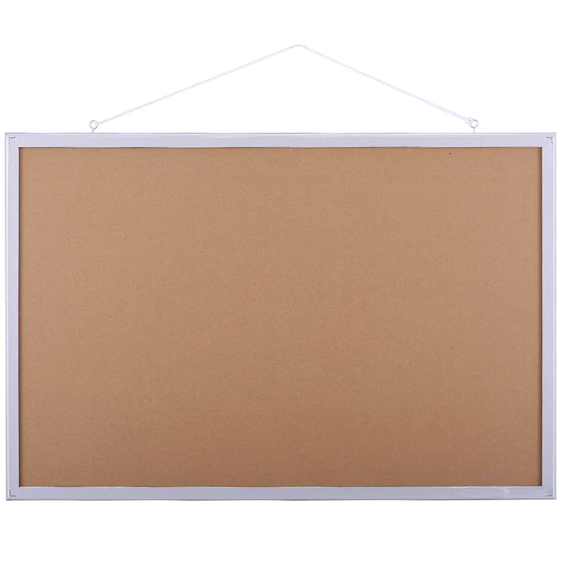 
Amazon customized wooden frame wall decorative cork pin bulletin board 