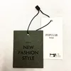 China High Quality Garment Paper Card New Custom Cardstock Supplier Clothing Hang Tag