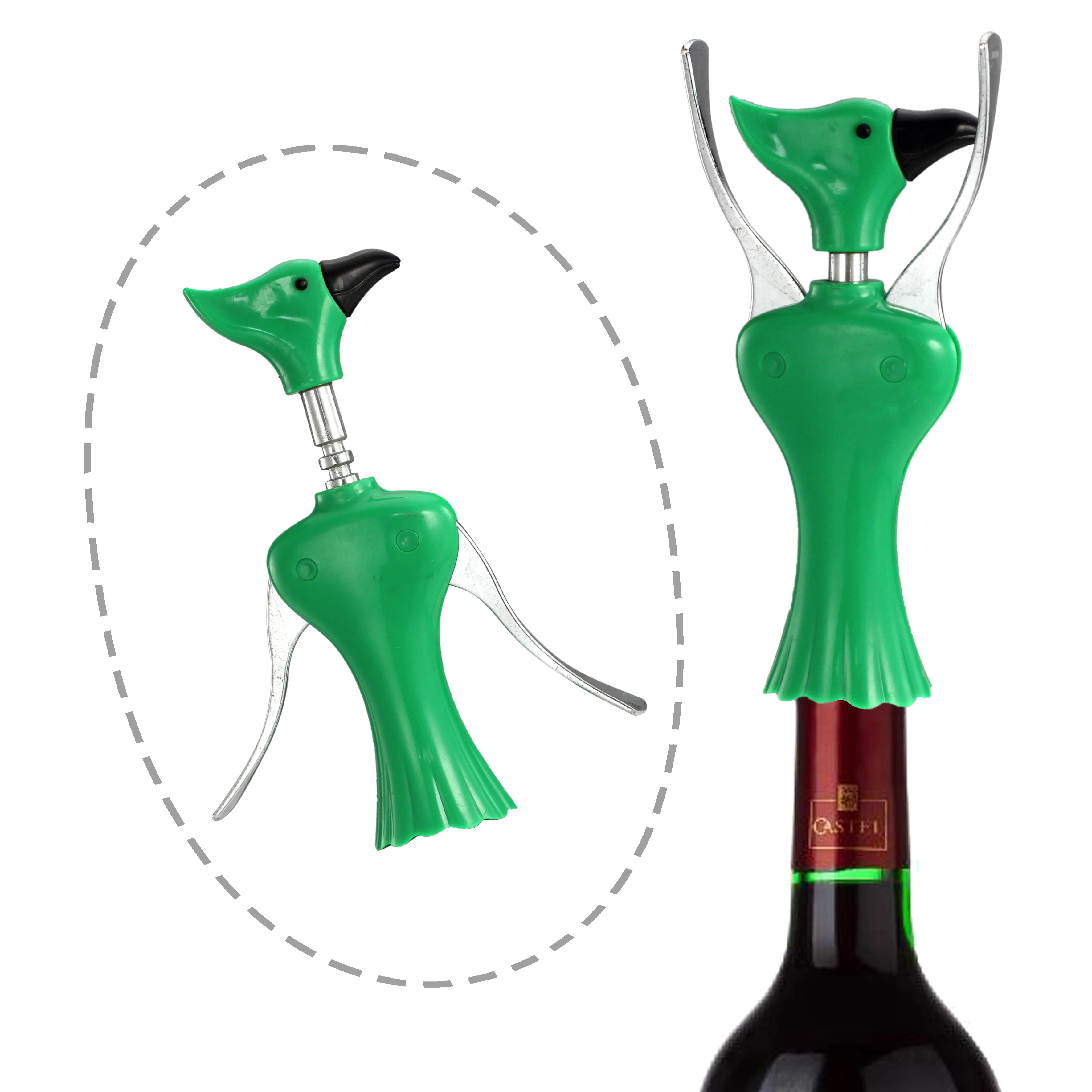 Wing Corkscrew Bottle Opener Rose Corkscrew Wine Bottle Winged Pink Wing Wine Corkscrew Bottle Opener Rose