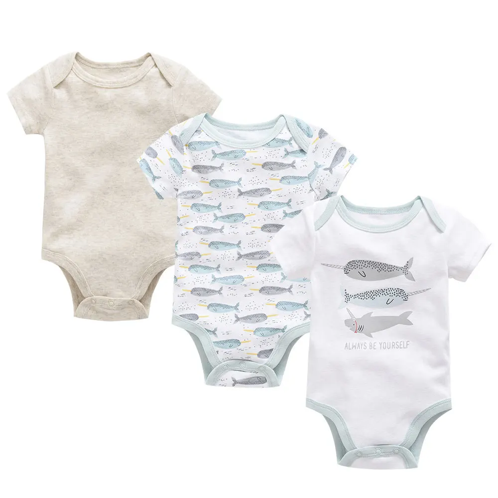 

RD06New born Baby clothes sets 3-Pack Short-Sleeve lovely Bodysuit, Picture