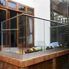 exporter U Channel glass stylish railing could be customized