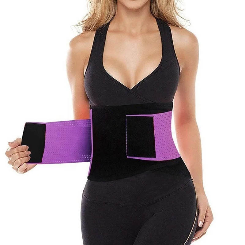 

3005 Factory Hot Neoprene Private Label Support Training Waist Trimmer Belt for Women and Men, 8 colors: black, blue, orange, yellow, green, red, purple, pink