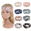 Headband Sets Mother Baby Girl Twisted Headband Floral BowKnot Hairband Turban Head Wrap Hair Band Accessories