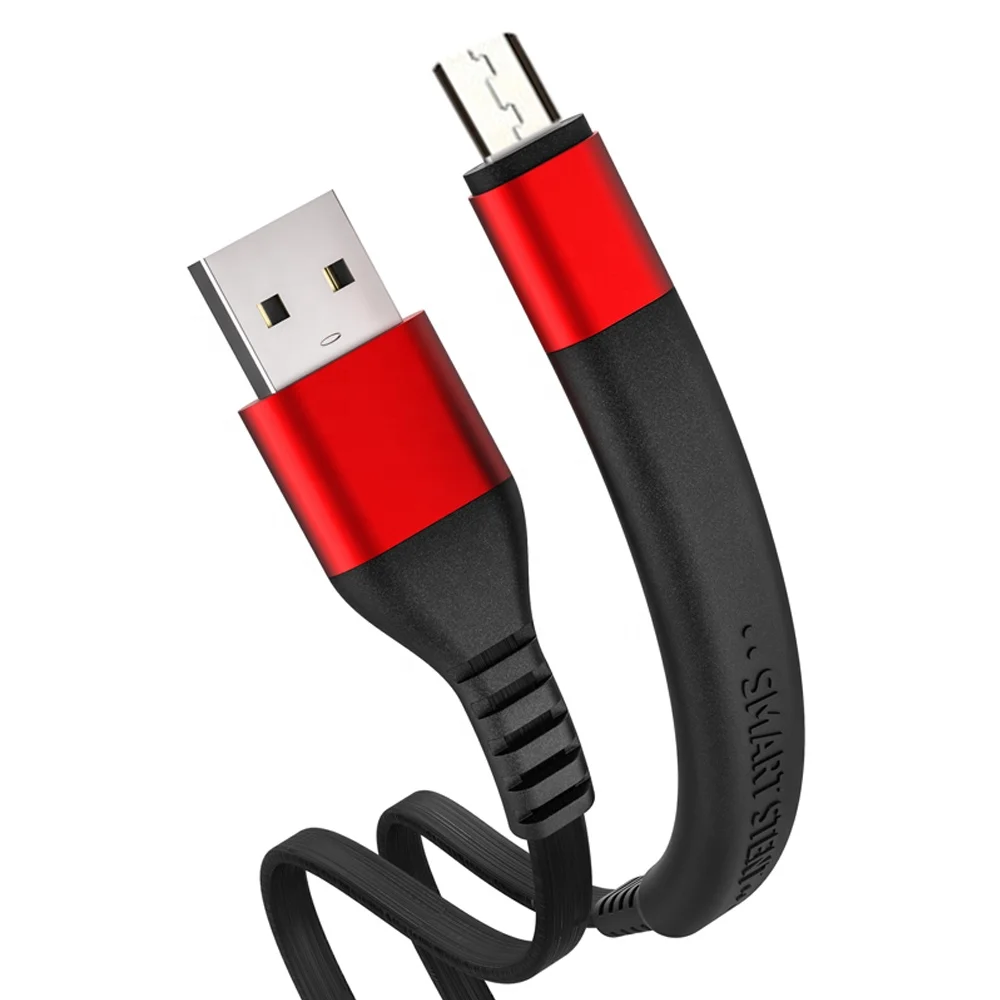 

Phone Holder Usb Cable TPE Mobile Phone Smart Applicable to Android Type-C Mobile Game Accessories 2.1A Fast Charging Cable, Black red/ black/red/pink/mint green