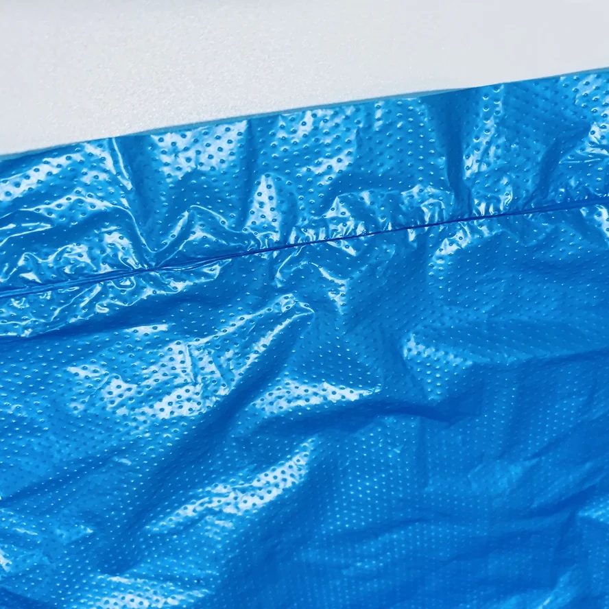 
food grade LDPE plastic bag with elastic band opening 