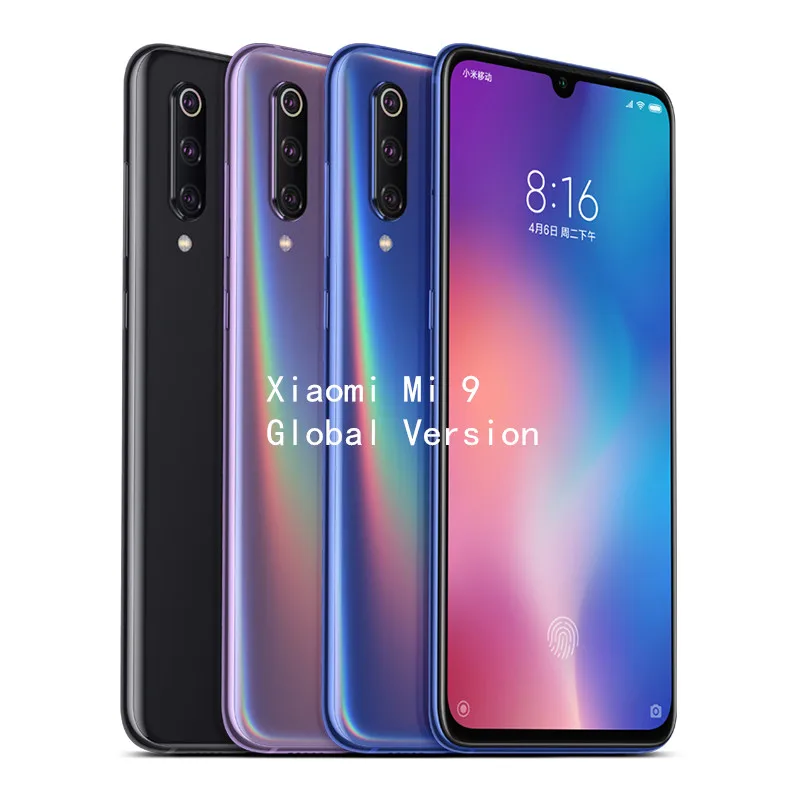 

Global Version 6+64GB Xiaomi Mi 9 Xiaomi Phone Mi9, Deed gray;blue;purple