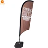 The blade signs feather flags for ad outdoor display safety flying knife flags and cheap bow head boat teardrop flag