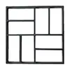 Garden DIY Plastic Path Maker Pavement Model Concrete Stepping Stone Cement Mould Brick