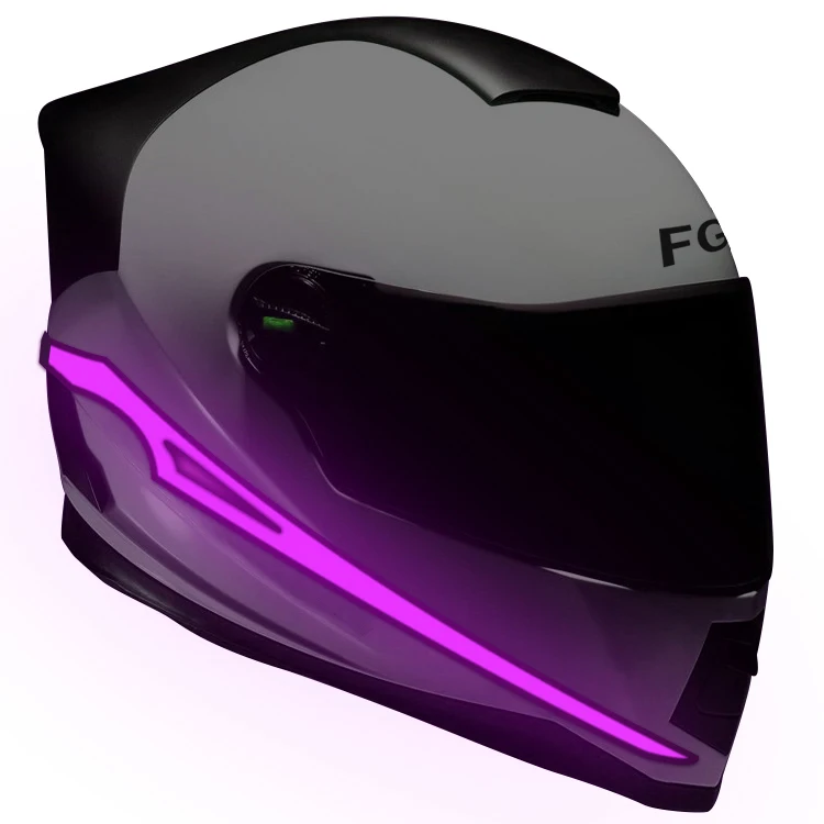 
New arrival cool shapes led helmet motorcycle riding led helmet light 