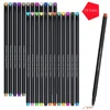 Fineliner Drawing Pen, Set of 24 Colors Colored Fine Point Markers,Journal Planner Pens for Coloring, Drawing