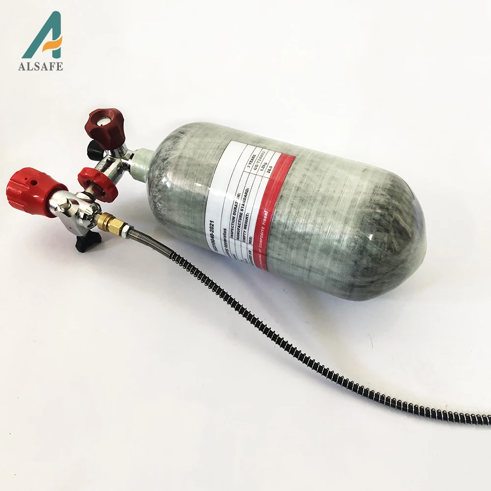 

Top quality 4500Psi 2.5L Carbon Fiber Gas Cylinder For Hunting /Paintball Tank PCP Air Gun