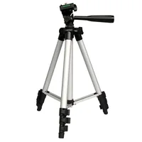 

Professional aluminum video tripod camera with fluid ball head