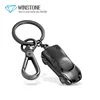 black metal 3D model car keyring