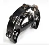 HIgh grade durable popular led tambourine toy hand bell percussion instrument hand ring tambourine drum