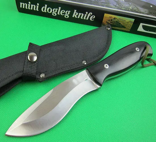 

OEM tactical survival knives fixed hunting knife rescue tool hand 440C 56HRC with Wood Handle Dropshipping 1747