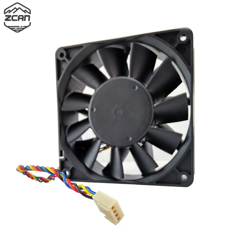 

Zaycan Factory Wholesale Bitmain Antminer Cooler Air Cooling fan DC12v 120x120x38mm 4800/6000RPM, Black