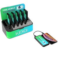 

KiDiGi advertising resaturant power bank station power bank charging station rent power bank for mobile phone