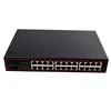 24 Port RJ45 Ethernet Network Switch 10/100Mbps VLAN support Unmanaged Network Desktop Metal Housing Switch Lightning protection