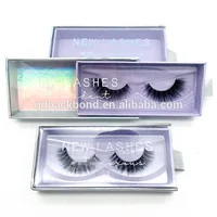 

High Quality Fashion Design Private Label 3D Mink eye lashes Box custom false empty eyelash packaging box