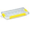 Clear plastic makeup storage case