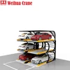 Non-avoidance Vertical Smart Car Stacking Garage System Lot Type With Security Sensor Rotating Intelligent Parking Solution