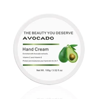 

Ultralow MOQ 200 glycerol Skin care Avocado hand cream Moisturizing Whitening