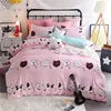On Sale Wholesale Stock Bed Sheet/4pcs elegant double size home bed covers bed sheet/comforter sets