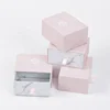 Promotion different size luxury custom logo jewelry packaging paper pink sliding cardboard box drawer gift box pink marble box
