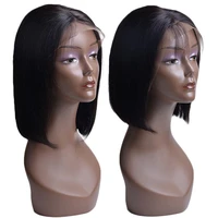 

Wholesale Remy Hair Wigs Human Hair Short Bob Wigs Natural Color Raw Indian Hair Lace Front Wigs For Black Women