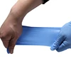 Purple color heavy nitrile gloves competitive price supplies