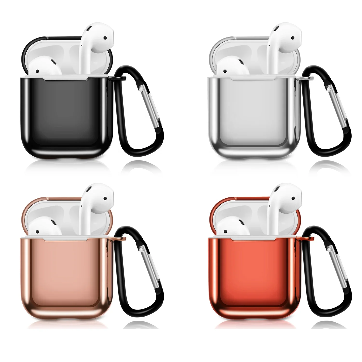 

For airpods Multi-color electroplating cover case