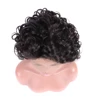 May Queen short bob lace front wig cuticle aligned high quality human virgin indian curly hair wig black women