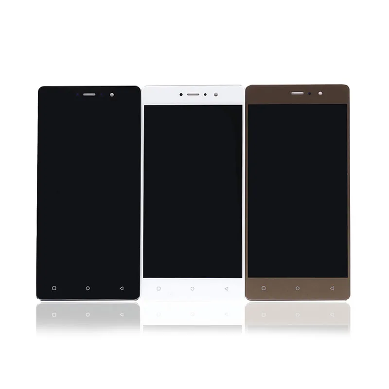 

100% Tested For Gionee S6S LCD Display Touch Screen Digitizer Assembly, White black gold