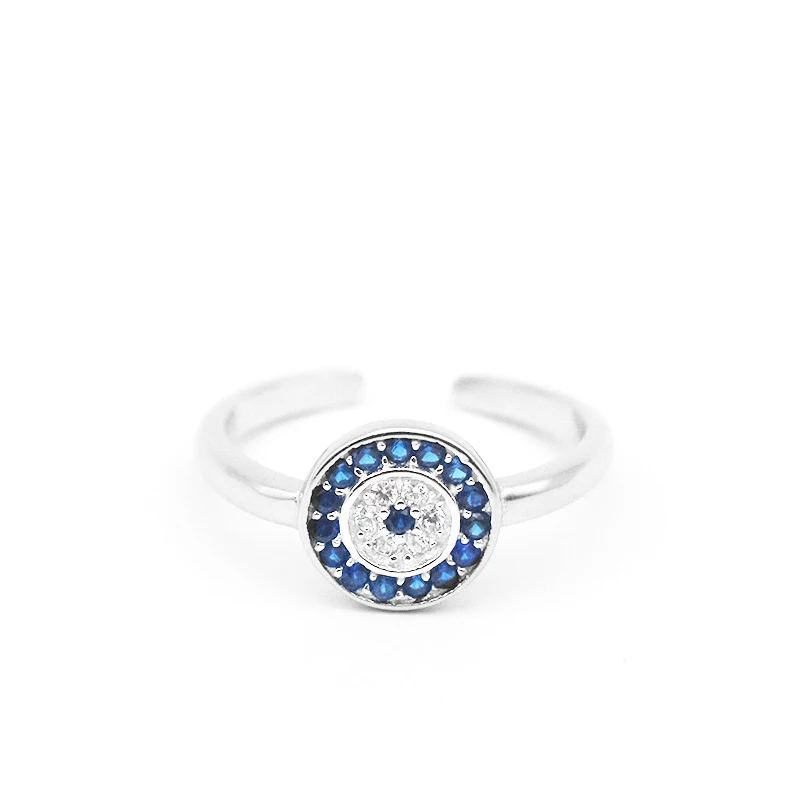 

Wholesale devil eye silver fashion jewelry ring