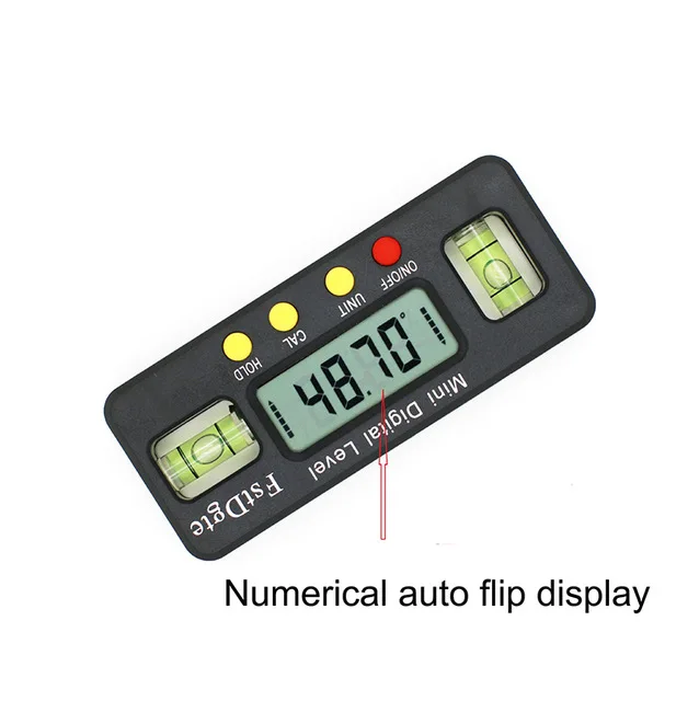 
100mm 360 degree mini digital protractor Angle Finder inclinometer electronic level with magnetic bottom angle measuring tool 