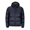 Wholesale Black windproof down Jacket bias zipper men down Jacket