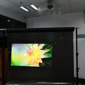 High Contrast rear projection film black projector screen window back screen projection film