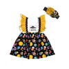2019 summer new pattern I believe girl dress headband children dress boutique outfit dress