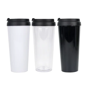 Image of 16oz Custom Acrylic Double Wall Plastic Tumbler