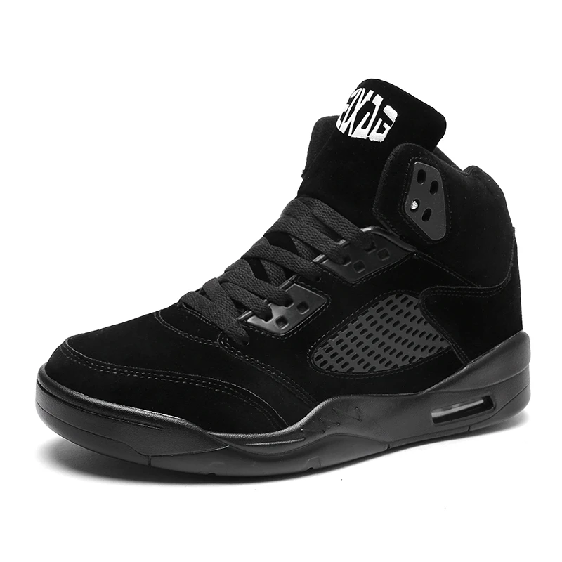 

2019 new PU air cushion basketball shoes pigskin high top Sports for men