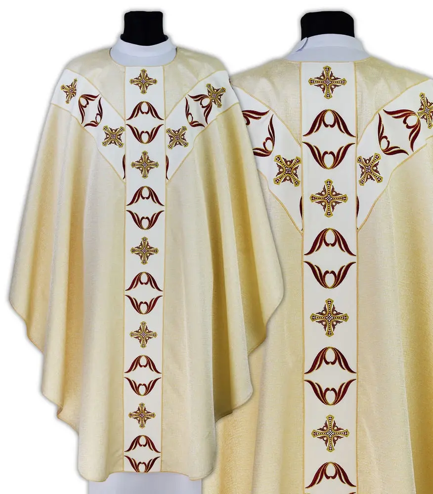 
Church Priest Chasuble Embroidered Vestments 