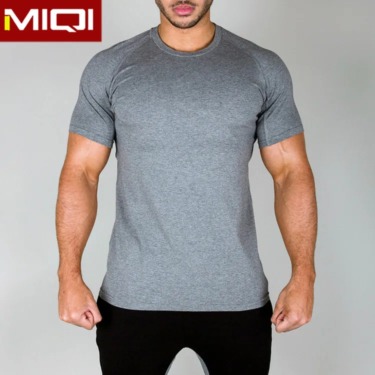 
Wholesale Fitness Active Wear Male Tights Sport OEM Custom High Quality Compression Gym T Shirt Men 