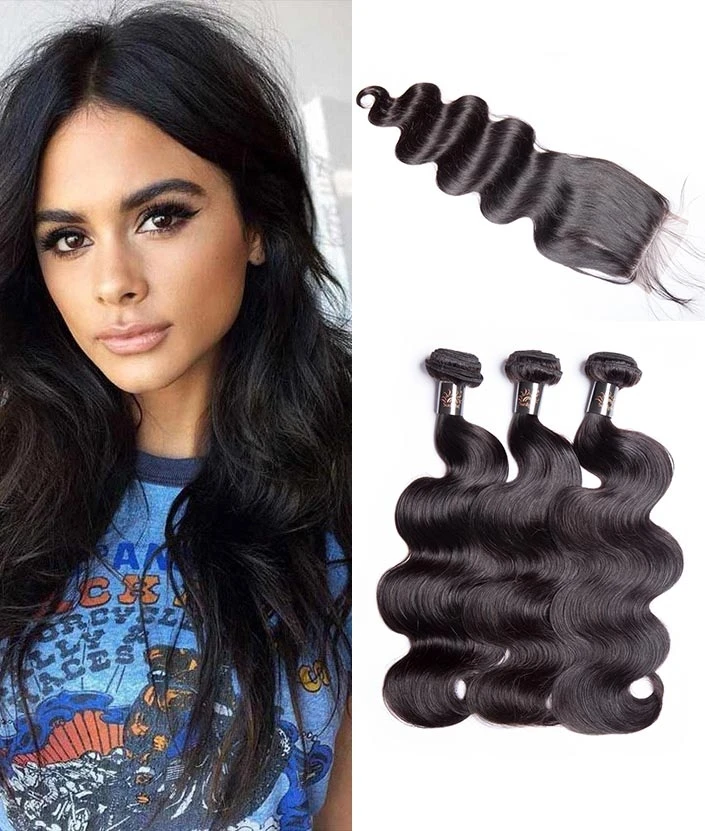 

100% natural Brazilian human hair body wave hair human hair ptices vendor 10A for black woman
