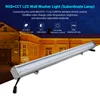 smart colour changing RGB+CCT lighting cct adjustable white colour temperature dimming multi zone wall washer light led flood