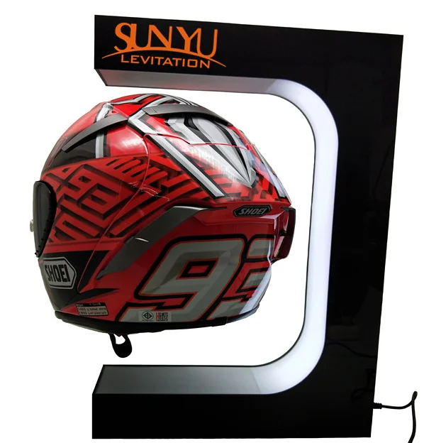 
Fashion levitating magnetic motorcycle helmet display and helmet motorcycle sever agv helmet display 