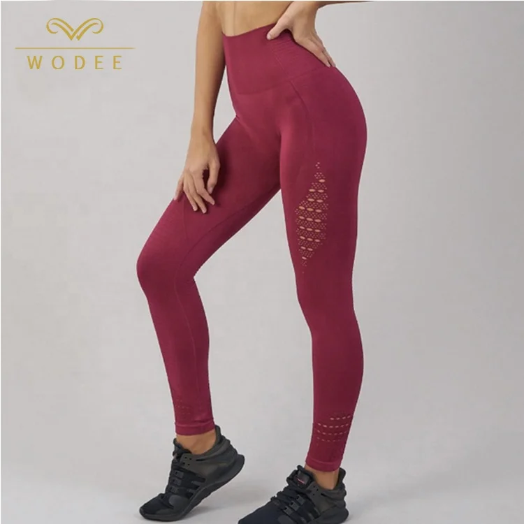 

Wholesale yoga tight pants high waist seamless leggings women, 5 colors or custom