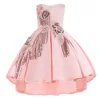 Cotton Lining Baby Girls Dress For Girls Wedding Party Dresses Kids Princess Summer Dress Children Girls Clothing Age 2 to 10