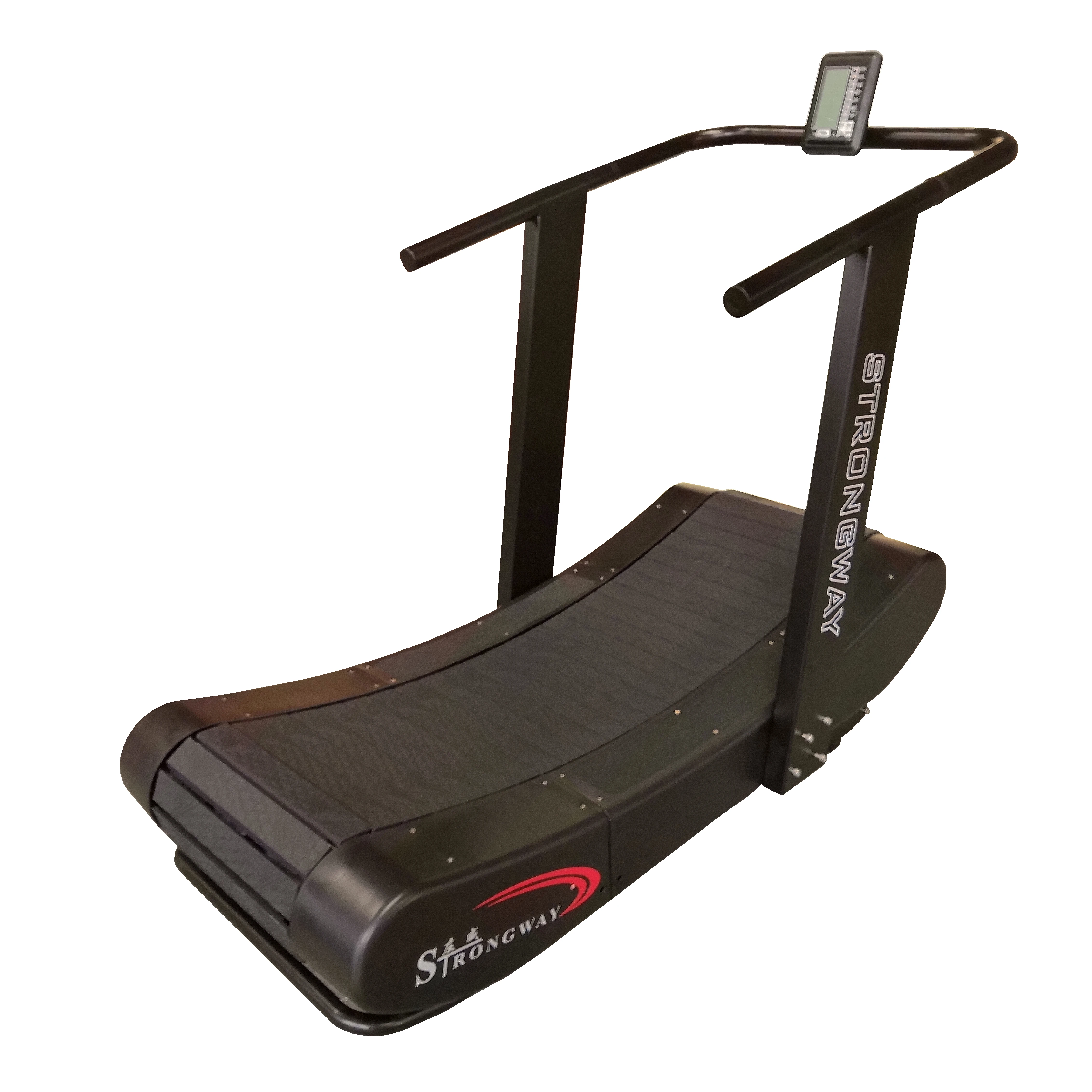 

air runner treadmill running machine woodway curved treadmill Non Motorized Air Runner Woodway Curved Manual Treadmill, Black