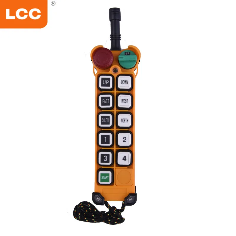 

F24-10D crane radio remote control with 10 buttons