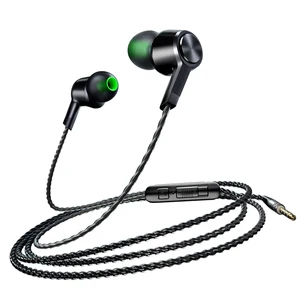 Metal Earphones Microphone Mobile & MP3 MP4